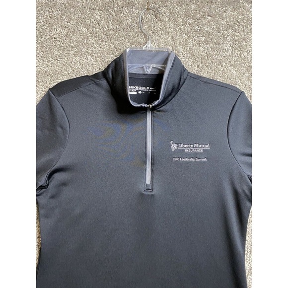 Nike Sweater Womens Small Black Pullover Drifit Lightweight Golf Golfing Ladies - Picture 3 of 12